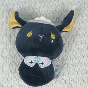 Small MeWaii Mushroom Goth Bunny Rabbit Stuffed Animal Plush Pillow Tear Drop